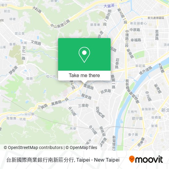 台新國際商業銀行南新莊分行 map
