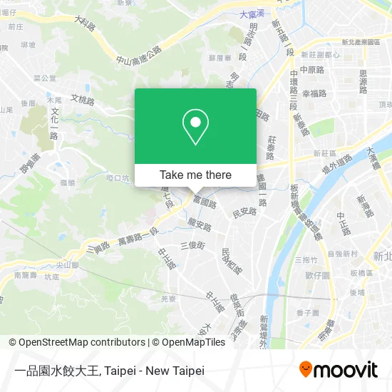 一品園水餃大王地圖