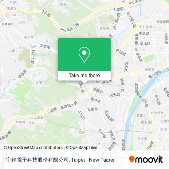 宇銓電子科技股份有限公司 map