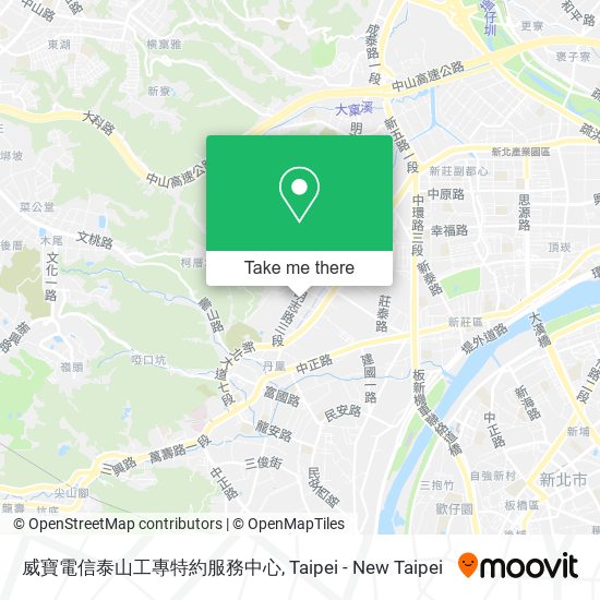 威寶電信泰山工專特約服務中心 map