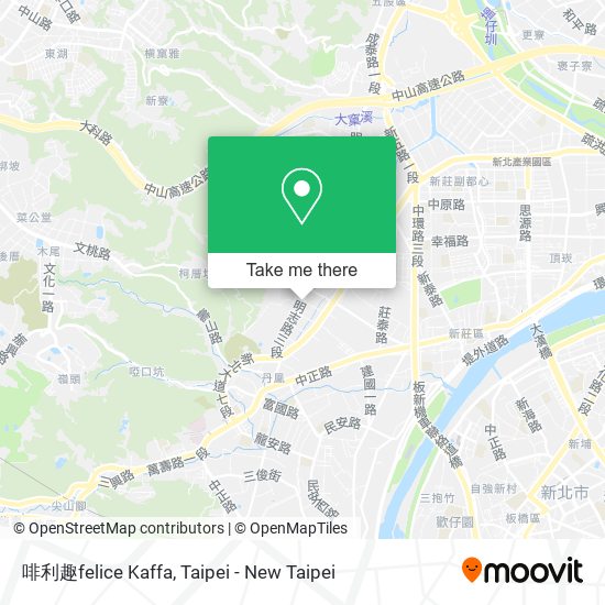 啡利趣felice Kaffa map