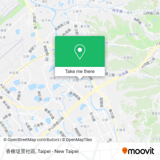 香榭堤景社區地圖