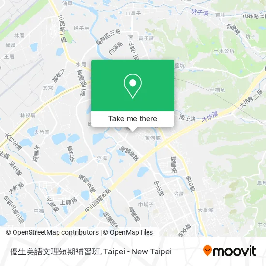 優生美語文理短期補習班地圖