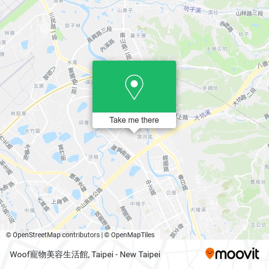 Woof寵物美容生活館 map