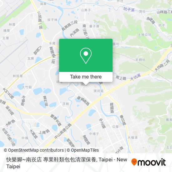 快樂腳~南崁店 專業鞋類包包清潔保養 map