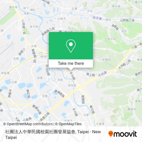 社團法人中華民國校園社團發展協會地圖