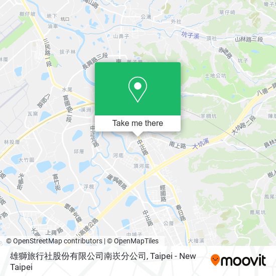 雄獅旅行社股份有限公司南崁分公司地圖