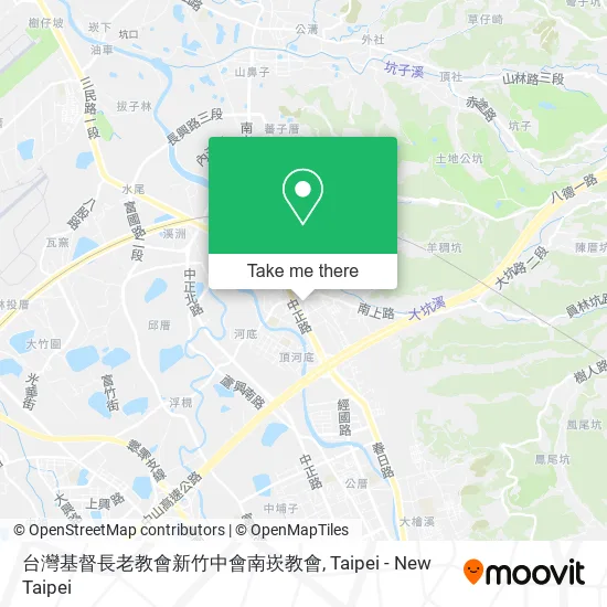 台灣基督長老教會新竹中會南崁教會地圖