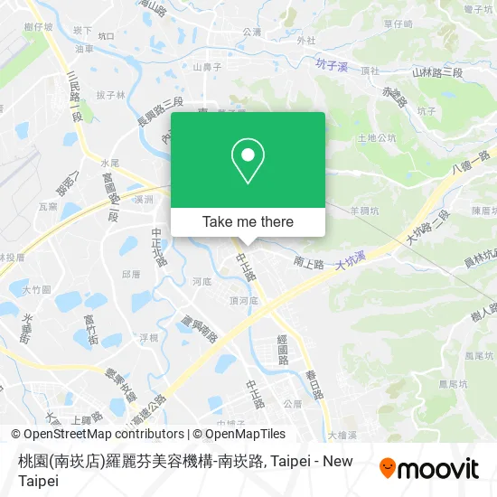 桃園(南崁店)羅麗芬美容機構-南崁路地圖