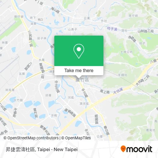 昇捷雲濤社區 map