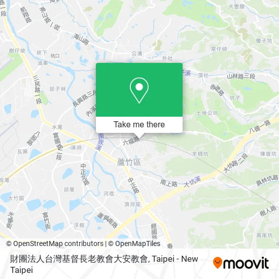 財團法人台灣基督長老教會大安教會 map