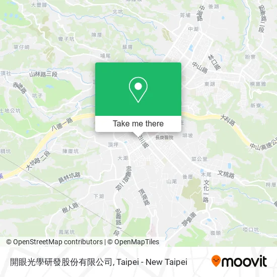 開眼光學研發股份有限公司 map