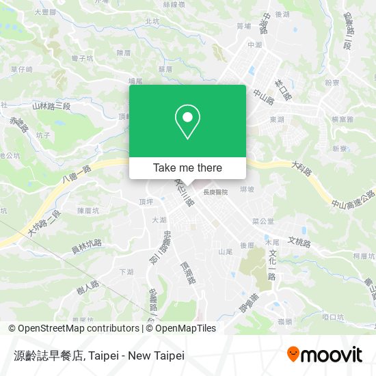 源齡誌早餐店地圖
