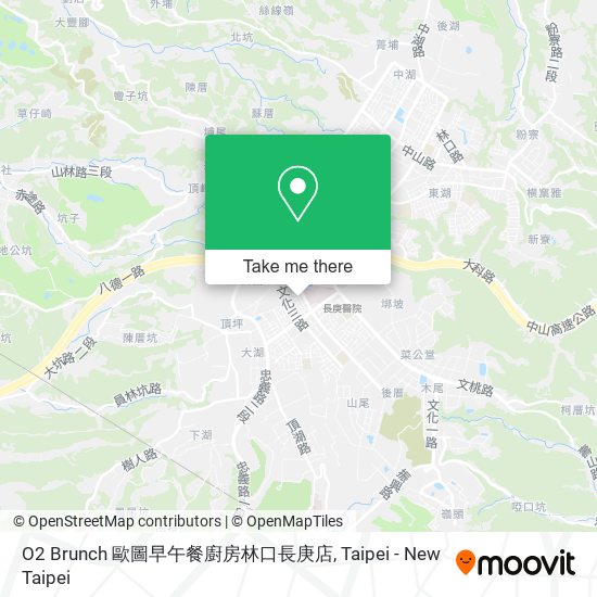 O2 Brunch 歐圖早午餐廚房林口長庚店 map