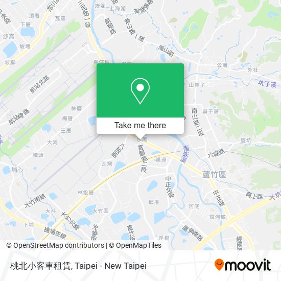 桃北小客車租賃 map