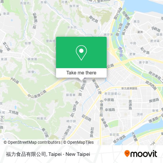 福力食品有限公司 map