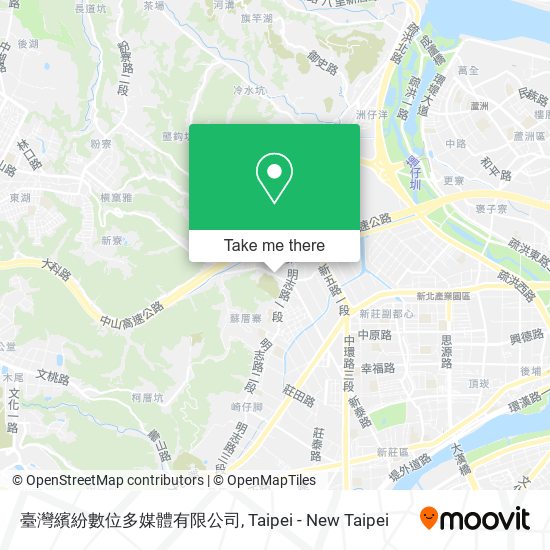 臺灣繽紛數位多媒體有限公司地圖