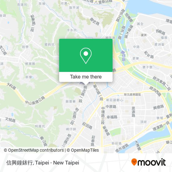 信興鐘錶行 map