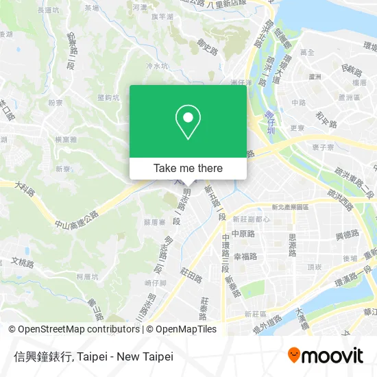 信興鐘錶行 map