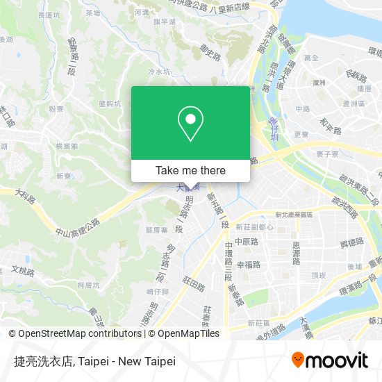 捷亮洗衣店 map