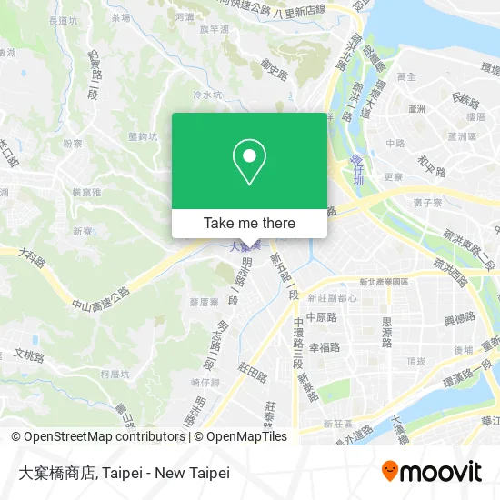 大窠橋商店地圖