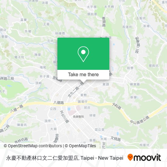 永慶不動產林口文二仁愛加盟店地圖