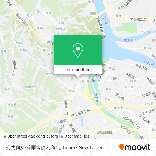 公共廁所-萊爾富便利商店地圖