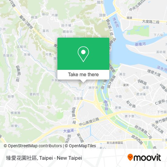 臻愛花園社區 map