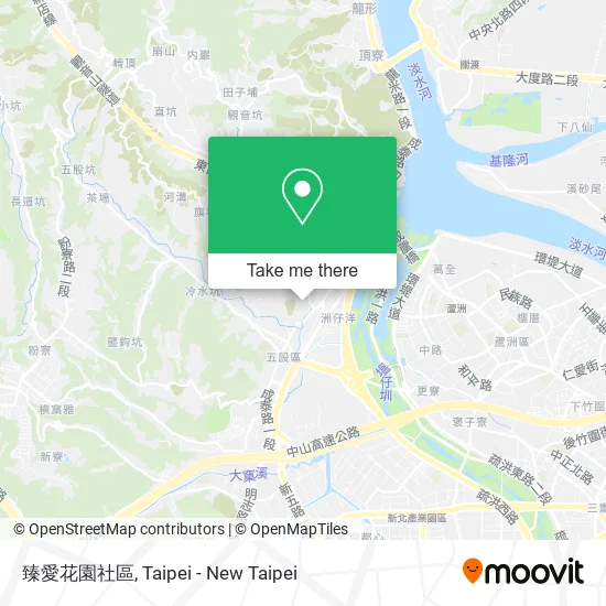 臻愛花園社區地圖