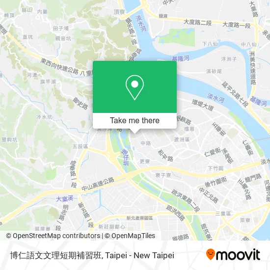 博仁語文文理短期補習班 map