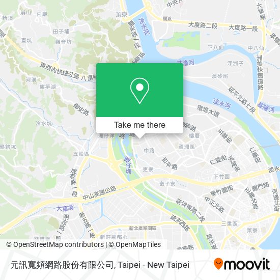 元訊寬頻網路股份有限公司 map