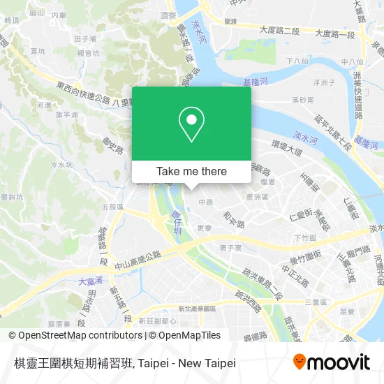 棋靈王圍棋短期補習班地圖