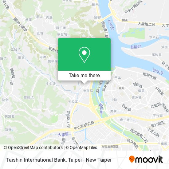 Taishin International Bank map