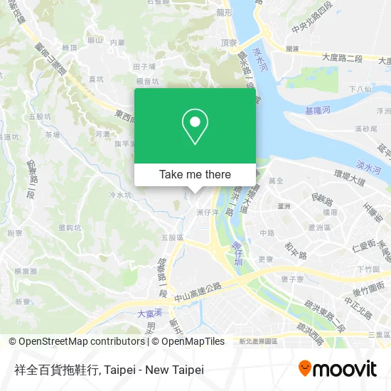 祥全百貨拖鞋行地圖