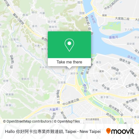 Hallo 你好阿卡拉專業炸雞連鎖 map