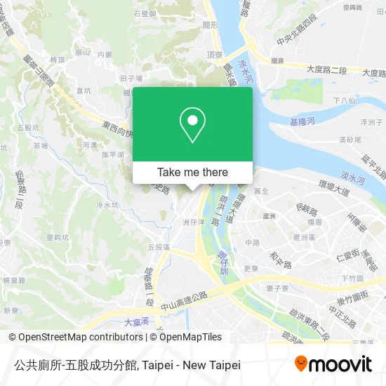 公共廁所-五股成功分館 map