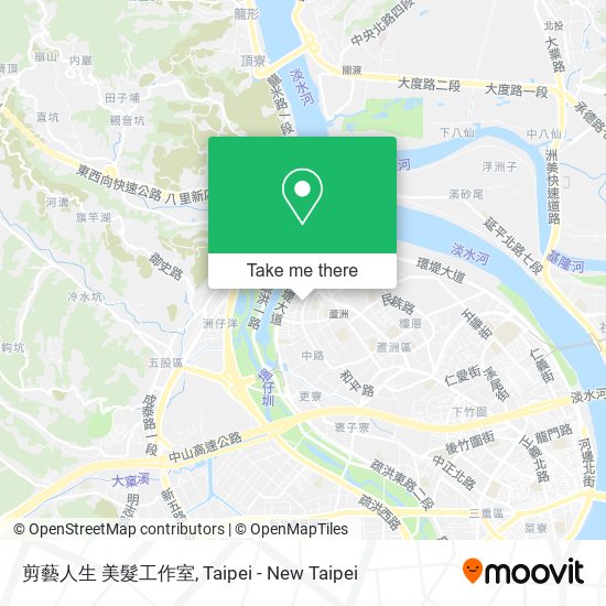 剪藝人生 美髮工作室地圖