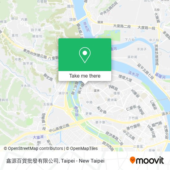 鑫源百貨批發有限公司 map