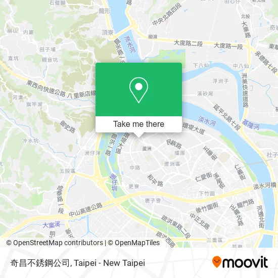 奇昌不銹鋼公司地圖