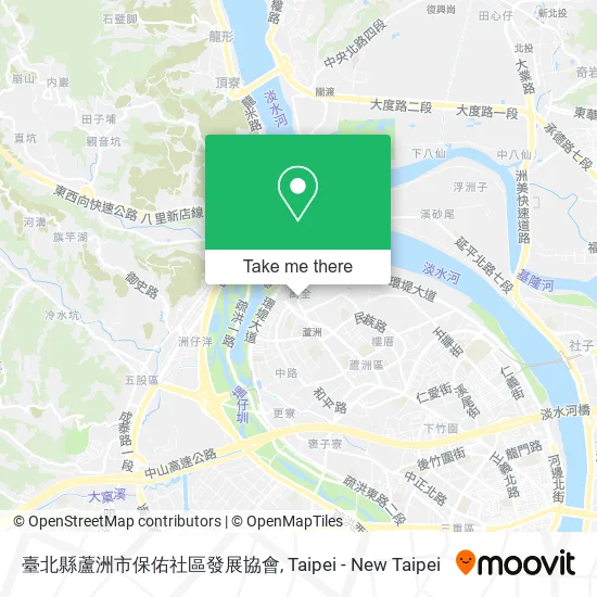 臺北縣蘆洲市保佑社區發展協會地圖