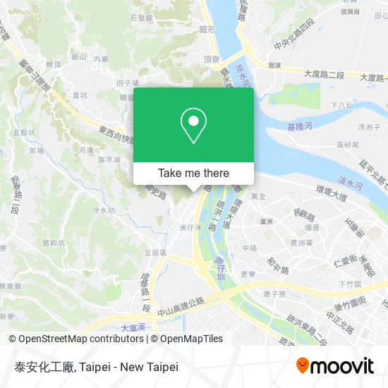 泰安化工廠 map