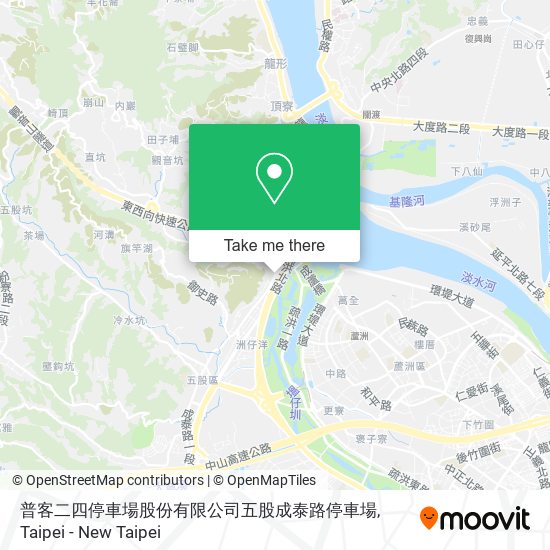 普客二四停車場股份有限公司五股成泰路停車場 map