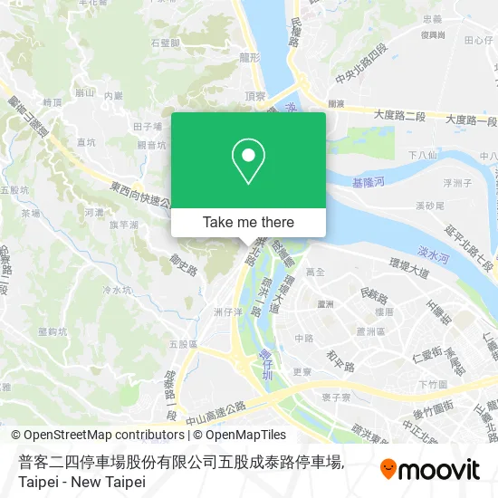 普客二四停車場股份有限公司五股成泰路停車場 map
