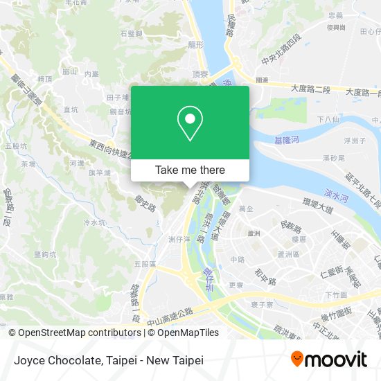 Joyce Chocolate map