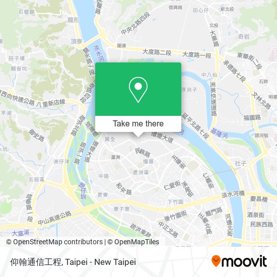 仰翰通信工程地圖