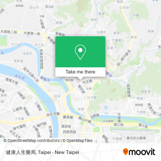 健康人生藥局 map