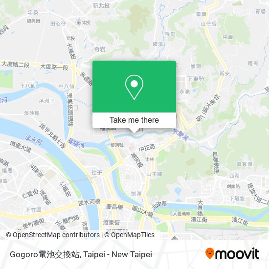 Gogoro電池交換站 map