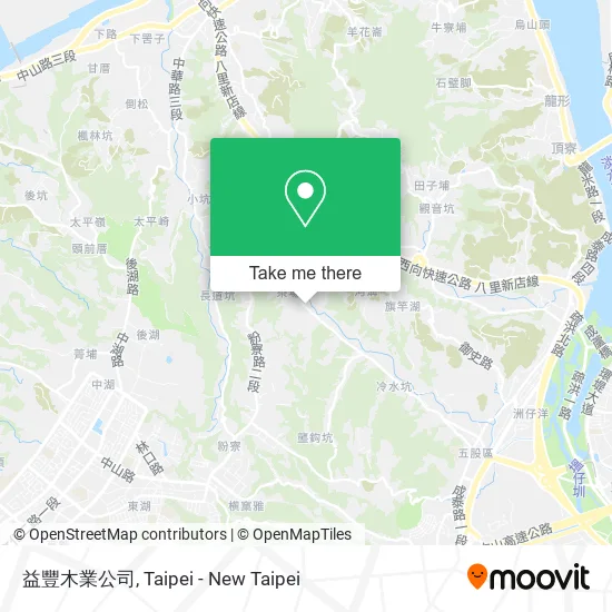 益豐木業公司地圖