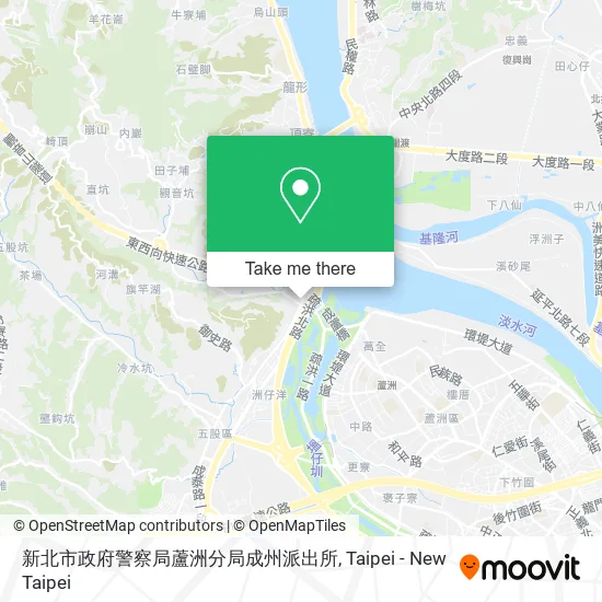 新北市政府警察局蘆洲分局成州派出所地圖
