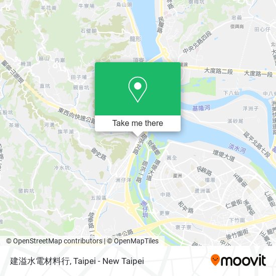 建溢水電材料行 map